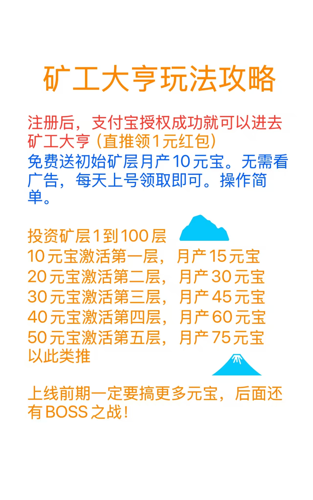 矿工大亨 没广告，每天点一下领取